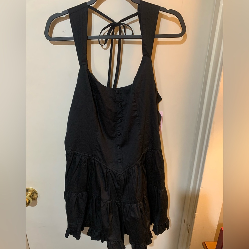 Wild Fable Shorts Romper in Black with pockets Sz. XL NWT